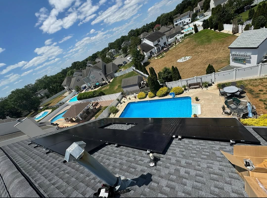 Mike’s solar-powered home in Scullville, NJ